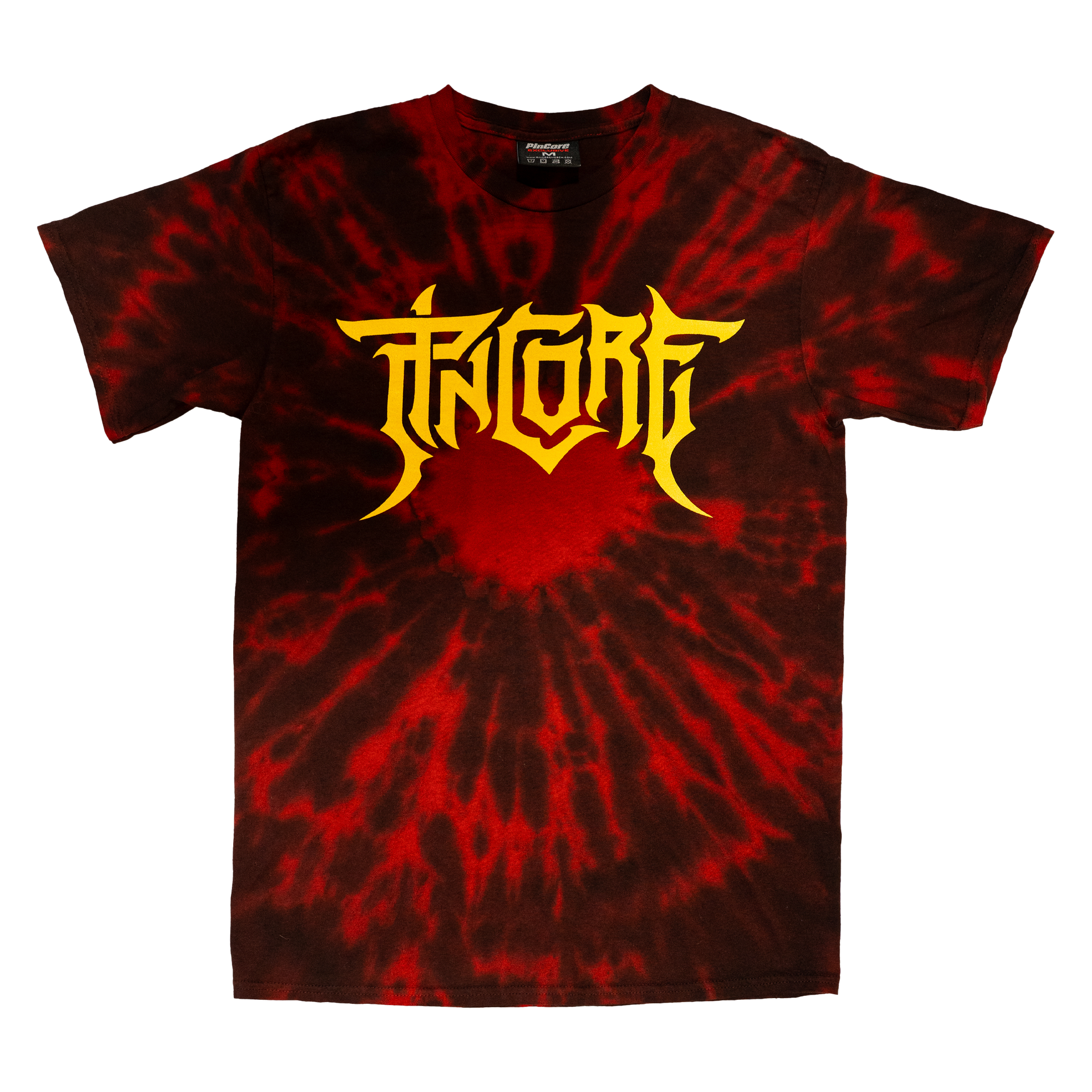 Custom Red Black Tie-Dye Tee - Limited to 66 | Pincore Merchandise