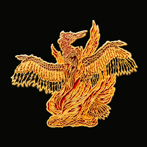 Dead to Fall "the Phoenix Throne" Lapel Pin