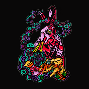 Arsonists Get All the Girls "Rabbit" Lapel Pin