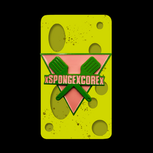 xSpongexCorex "Sponge Spinner" Lapel Pin